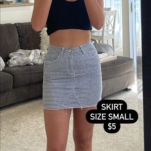 Gingham Skirt